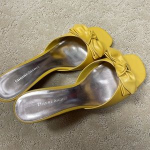 New Yellow wedge 1” Etienne Aigner